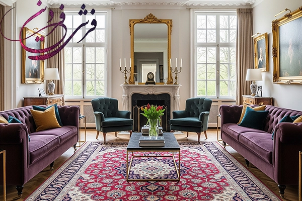 Choosing the color of the living room carpet